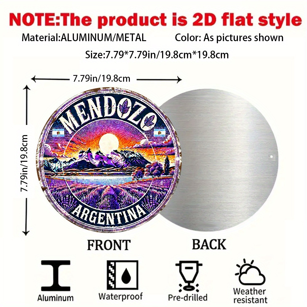 2D Flat, 2D Flat Retro Mendoza - огляд і ціна Vintage Collectible Plates